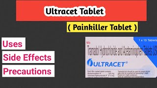 Ultacet Tablet  Painkiller Tablet Uses and Side Effects in Telugu [upl. by Bili]