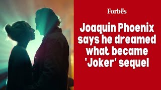 Joaquin Phoenix says he dreamed what became Joker sequel [upl. by Niveb78]