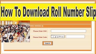 How to Download NTS Roll No Slip 2022 NTS roll no slip 2022  NTS data entry Roll Number Slip [upl. by Donny]