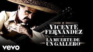 Vicente Fernández  La Muerte de un Gallero LetraLyrics [upl. by Aieka]