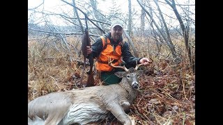 Maine Deer Season Pt 6  Swamp Buck Down Persistence pays off [upl. by Ailegave]