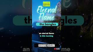 ETERNAL FLAME  The Bangles Karaoke [upl. by Lauryn]