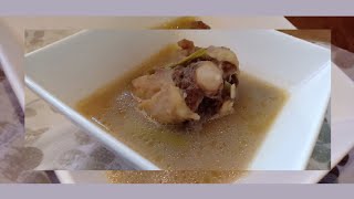 SIMPLE OXTAIL SOUP EASY TO MAKE OXTAIL SOUP [upl. by Niwred741]