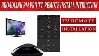 broadlink rm pro control tv Installation Instructions [upl. by Nessaj]