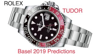 Baselworld 2019 Rolex and Tudor predictions [upl. by Lerrej]