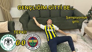 FENERBAHÇELİ KONYASPOR MAÇINI İZLERSE Konyaspor 00 Fenerbahçe Şampiyonluk gitti [upl. by Mahalia]