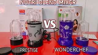 Prestige VS Wonderchef NutriBlend Review  NUTRI BLENDER UNBOXING  2JAR MIXER [upl. by Elleirad]