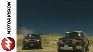 Hummer H3 vs Toyota FJ Cruiser [upl. by Anitsenre]