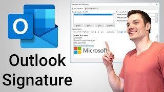 How to Add Signature in Outlook [upl. by Flemming]