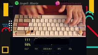 Tecware B68 Typing Test PBT stock keycaps  ABS Tai Hao Keycaps [upl. by Ades]