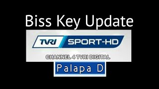 Biss Key Tvri Sport HD 4 Palapa D Update [upl. by Arreyt106]