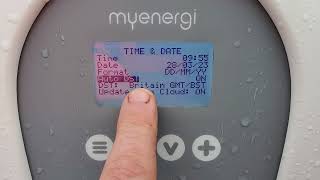 myenergi Zappi datetime settings including daylight savings time DST [upl. by Danni]