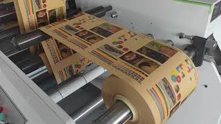 Label printing machine with servo motor [upl. by Enirbas]