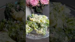 Proteinreicher Brokkolisalat food saladrecipe protein broccoli fy easyrecipe [upl. by Aralk823]