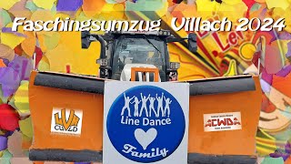 Villacher Faschingsumzug der Linedancer 2024 [upl. by Yrehc]