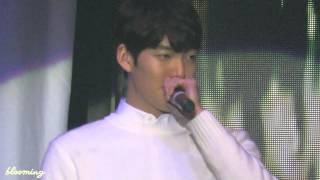 HDFULL 150314 Kim Woobin singing at Fan Meeting in Indonesia [upl. by Pihc]