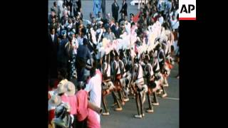 SYND 1972 CENTRAL AFRICAN REPUBLIC PRESIDENT JEAN BEDEL BOKASSA ARRIVES IN KAMPALA [upl. by Ayikaz833]