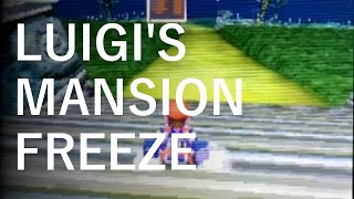 Mario Kart DS  Luigis Mansion Freeze Glitch [upl. by Corly]