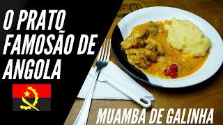 COMO FAZER COMIDA ANGOLANAAFRICANA MOAMBA DE GALINHA [upl. by Oakman]