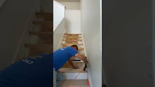 Stairs treads installation foryou home wala [upl. by Paulson]