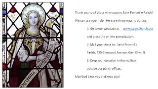 St Petronille Livestream  Mass Sunday Oct 8 2023 TwentySeventh Sunday in Ordinary Time [upl. by Germaine]