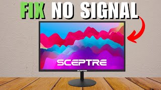 Sceptre monitor No Signal  How To Fix [upl. by Asyral]