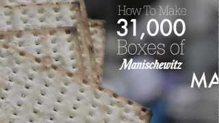 How to Make 31000 Boxes of Manischewitz Matzo [upl. by Feerahs635]