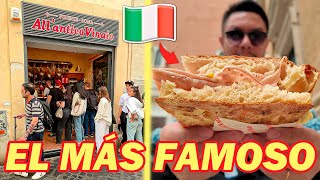 COMIENDO el SANDWICH MÁS FAMOSO de ITALIA 🥪  VLOG EN ROMA 🇮🇹 [upl. by Dimitris]