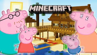 Peppa Pig Family Play Minecraft 101 [upl. by Tayib36]