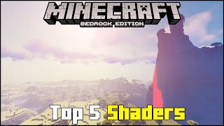 Top 5 BEST SHADERS For BEDROCK Edition WORKING IN 120 MCPEWindows 10 2024 [upl. by Crescen]