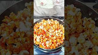 Perfect Caramel Popcorn Recipe  Sweet Pop Corn Making Method shorts popcorn [upl. by Aicilef]