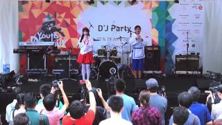 Kami no Manimani  Suzuki Suzume 鈴木・雀 amp Orenji  DJ Party 2015 [upl. by Eniamat]