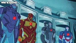 Vengadores vs Robots de Stark ♦ Los Vengadores Unidos T02E15 ♦ Español Latino [upl. by Eustace]