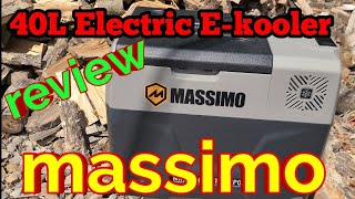 Massimo 40L Electric EKooler Review [upl. by Adnorehs]