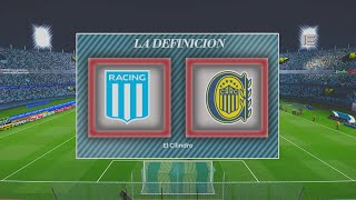 SUPERLIGA ARGENTINA 19961997 Racing Club vs Rosario Central J1SIMULACIÓN  PES2021 1440p [upl. by Nylarej]