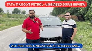 Unbiased Review of Tata Tiago XT Petrol  Owners Opinion My Opinion with Positives amp Negatives [upl. by Brannon]