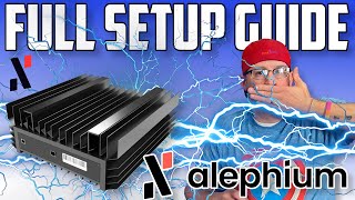 🥶 IceRiver AL0 Alephium ASIC  Full setup and support Guide  Tips and Tricks  Unboxing and review🛠 [upl. by Dragelin]