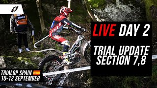 Jitsie  TrialGP Spain 2021  LIVE Day 2 Trial Update 2 Section 7 and 8 [upl. by Antone]