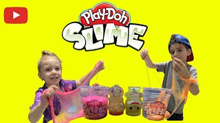 chris y cuki con slime de playdoh [upl. by Egres472]