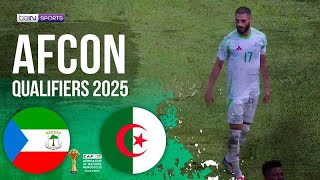 Equatorial Guinea vs Algeria  AFCON Qualifiers 2025 HIGHLIGHTS  111424  beIN SPORTS USA [upl. by Leanatan]