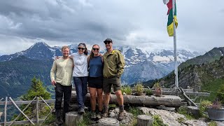 Lobhornhutte hike from Murren Switzerland Short [upl. by Atsahs]