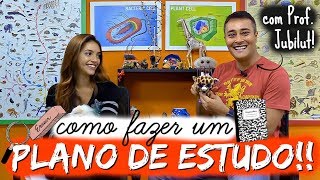 COMO FAZER UM PLANOCRONOGRAMA DE ESTUDOS  Com Prof Jubilut e Débora Aladim [upl. by Ewolram]