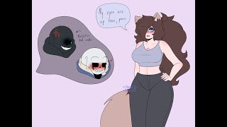 Shoulder Boulders meme 16 OC x Sans Tweening practice [upl. by Ancier]