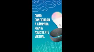 Como configurar a lâmpada inteligente Kian à Alexa [upl. by Gonyea]