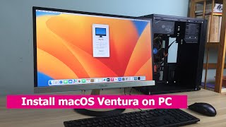 How to install macOS 13 on PCLaptop [upl. by Menides]