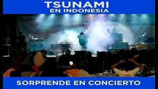 🚨Se vuelve viral tsunami que arrasó en concierto 🌊 [upl. by Shewchuk255]