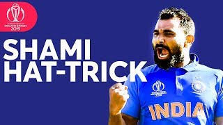 Mohammed Shami HatTrick To Win The Match  ICC Cricket World Cup [upl. by Girhiny]