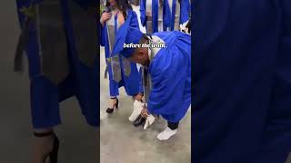 Breaking out the Moonwalk during Graduation 🎓 🤣 [upl. by Cnut]