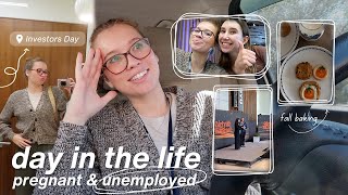 a cozy fall vlog pregnant amp unemployed [upl. by Lleuqar133]