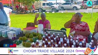 CHOGM SAMOA VILLAGE TRADE [upl. by Jerrilee]